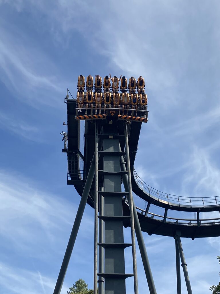 Fun at Alton Towers Theme Park.